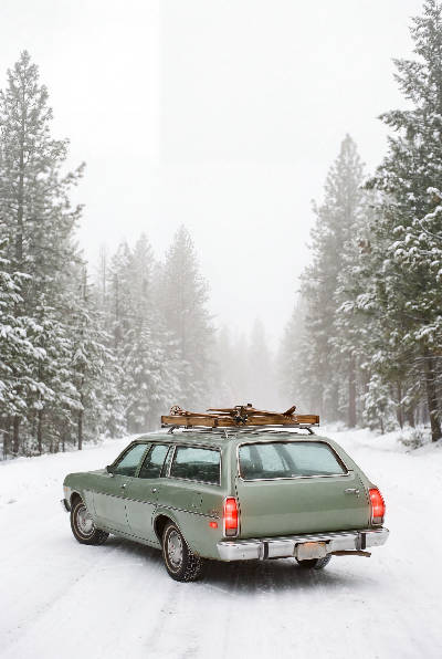 Break dans la neige