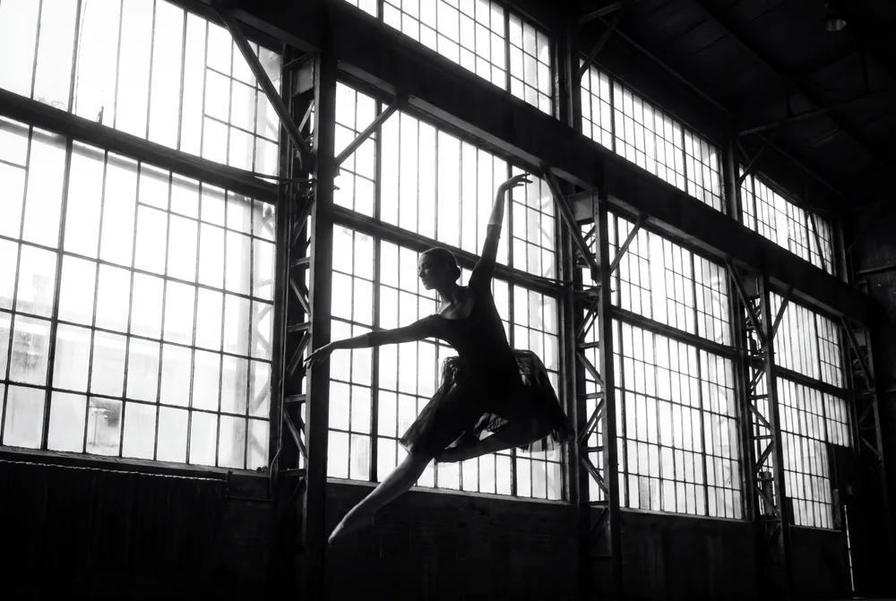 Danseur en lumière, mise en situation illustrative