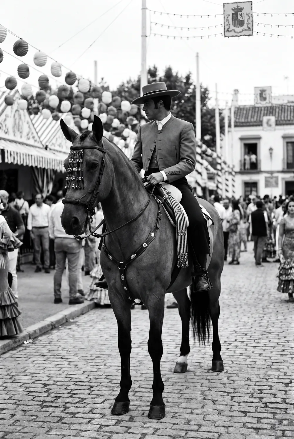 Cheval de feria, mise en situation illustrative