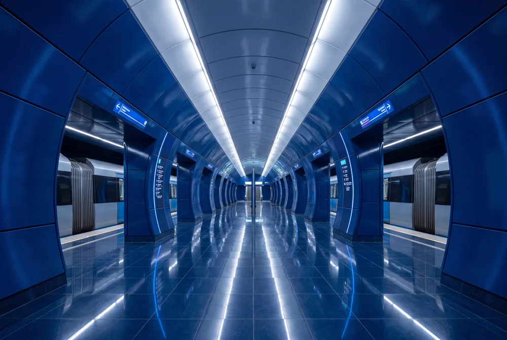 Station bleue, mise en situation illustrative