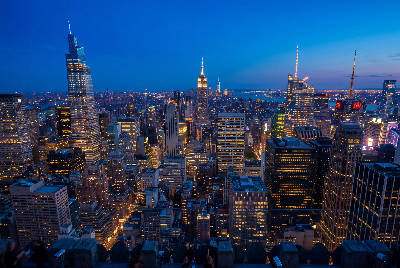 Manhattan à l'heure bleue