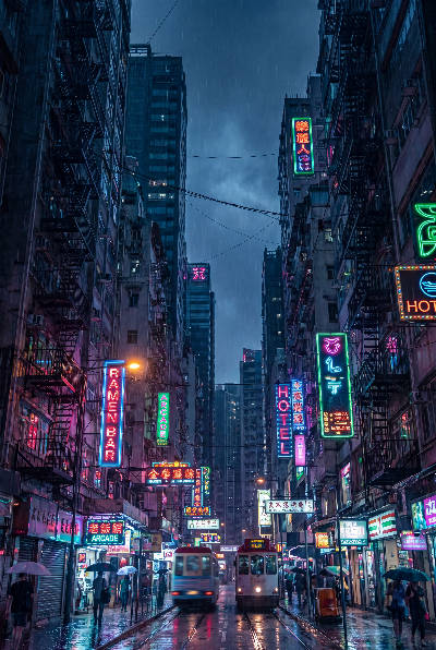 Néons de Hong Kong