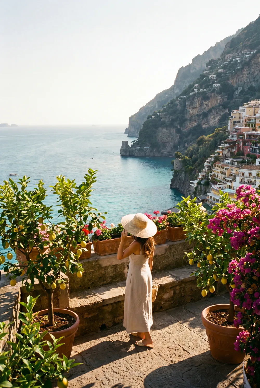 Terrasse d'Amalfi, mise en situation illustrative