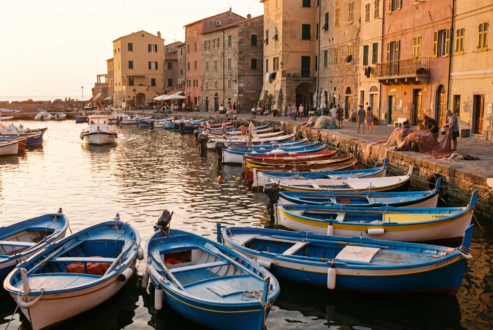 Bateaux au port, mise en situation illustrative