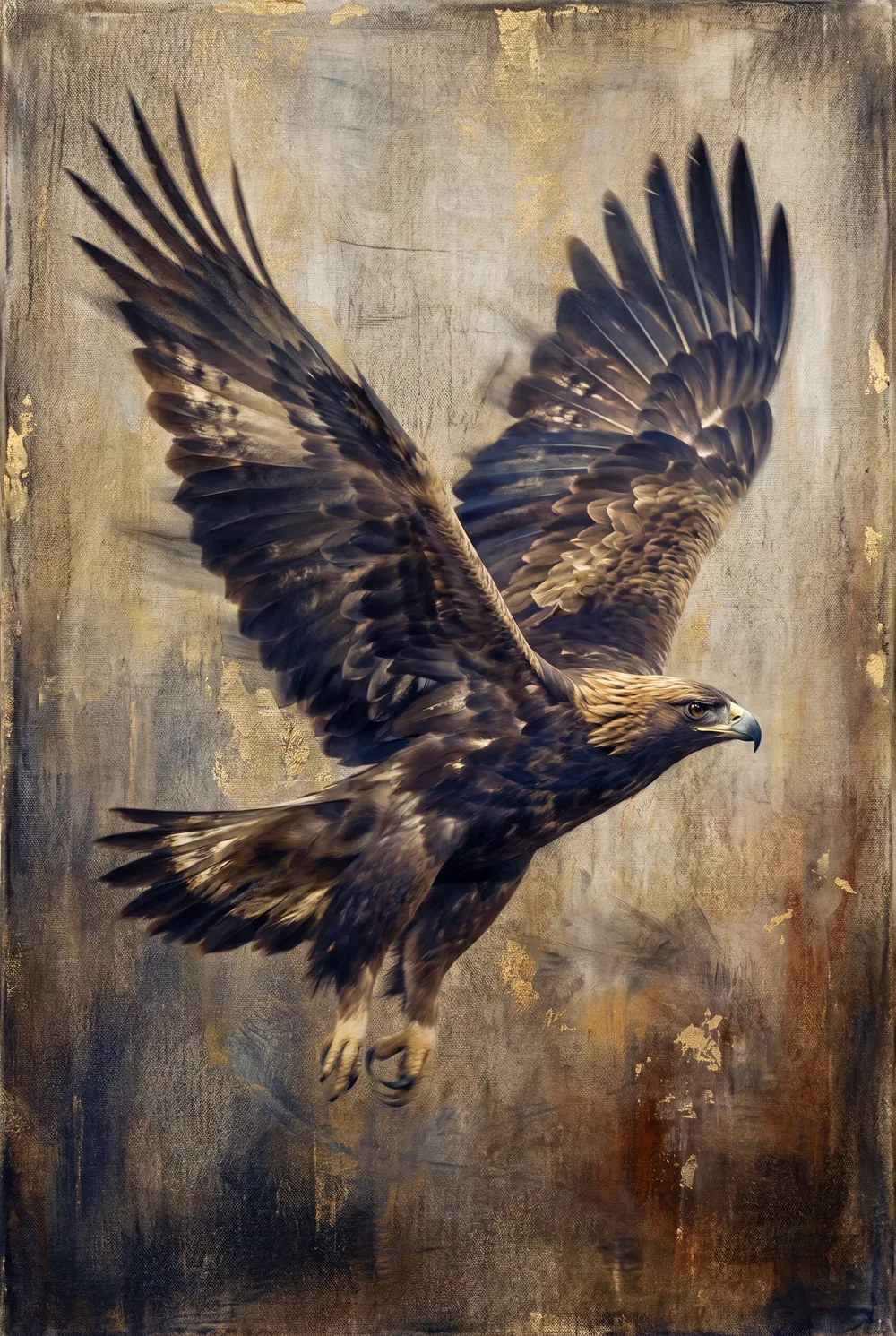 Aigle royal, mise en situation illustrative