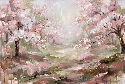 Cerisiers en fleurs
