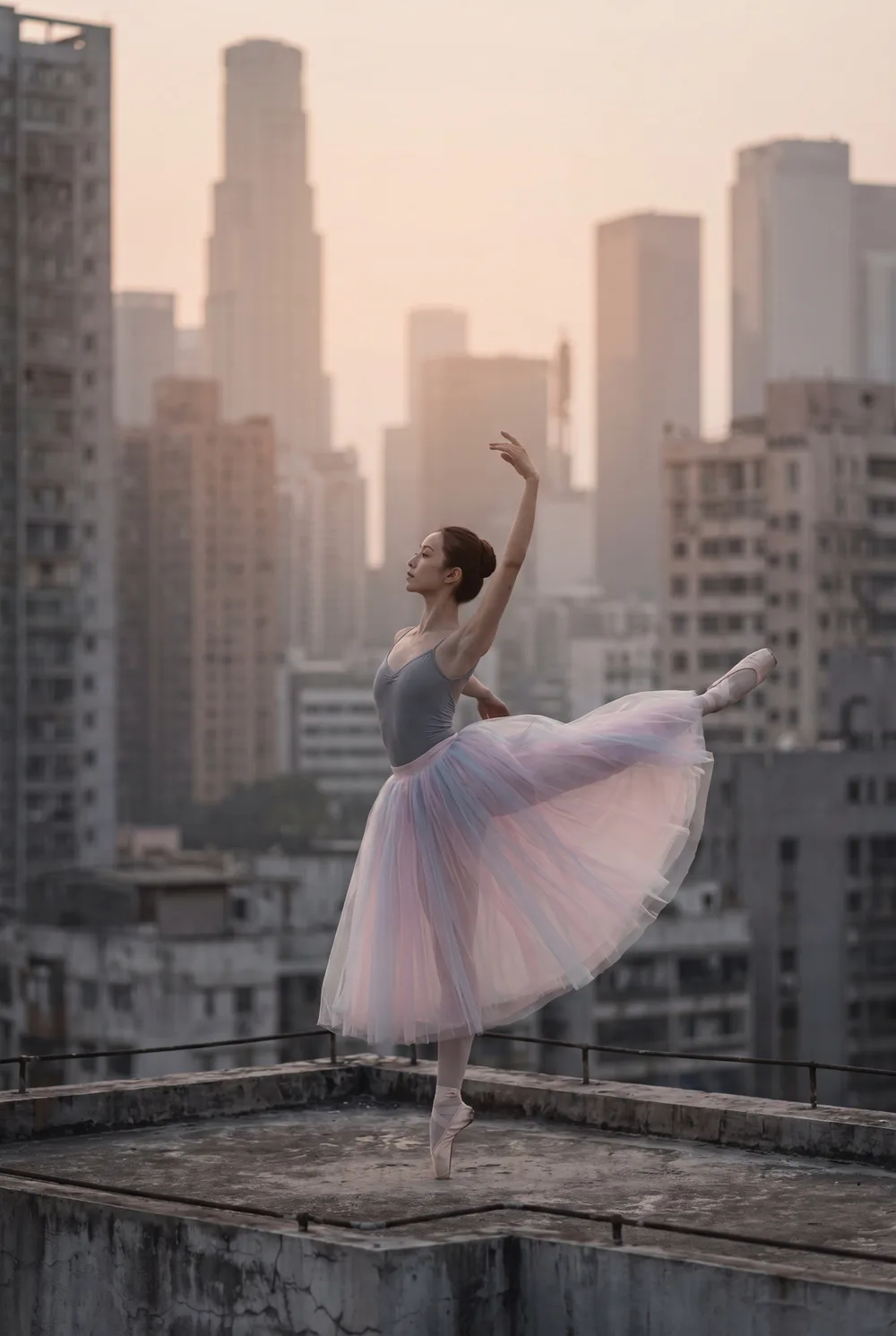 Ballerine sur les toits, mise en situation illustrative