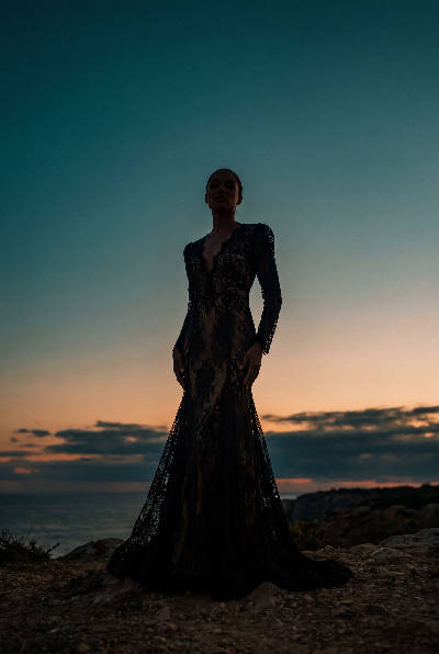 Silhouette au crépuscule