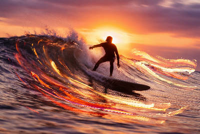 Vague peinte