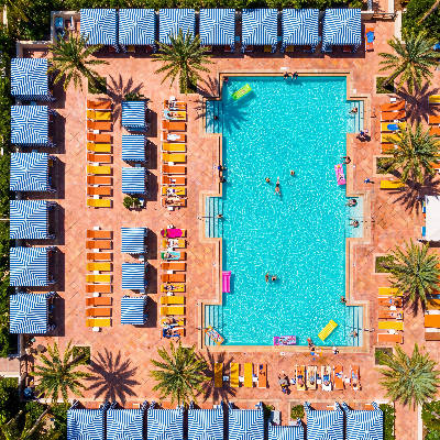 Piscine de resort
