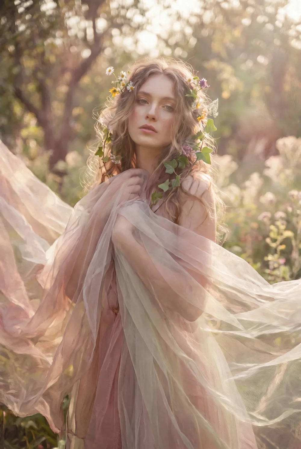 Romance florale, mise en situation illustrative